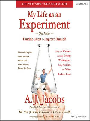 My Life as an Experiment - Audiobook